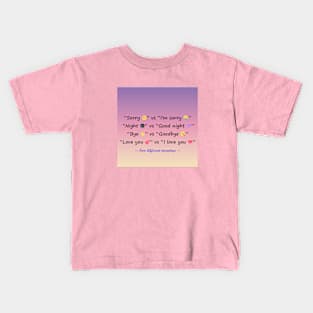 Two different meanings Kids T-Shirt